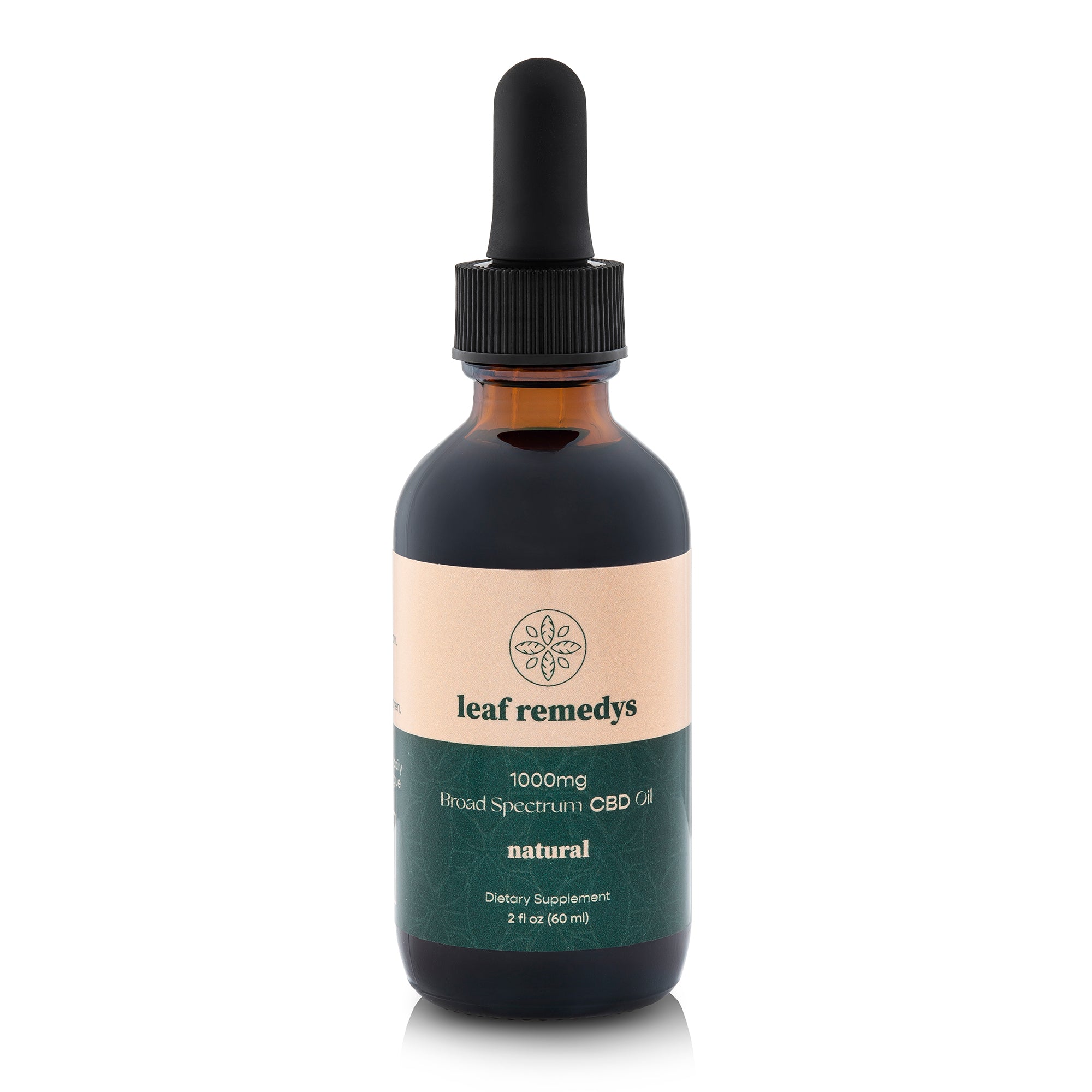 60ML Broad Spectrum CBD tincture - Leaf Remedys