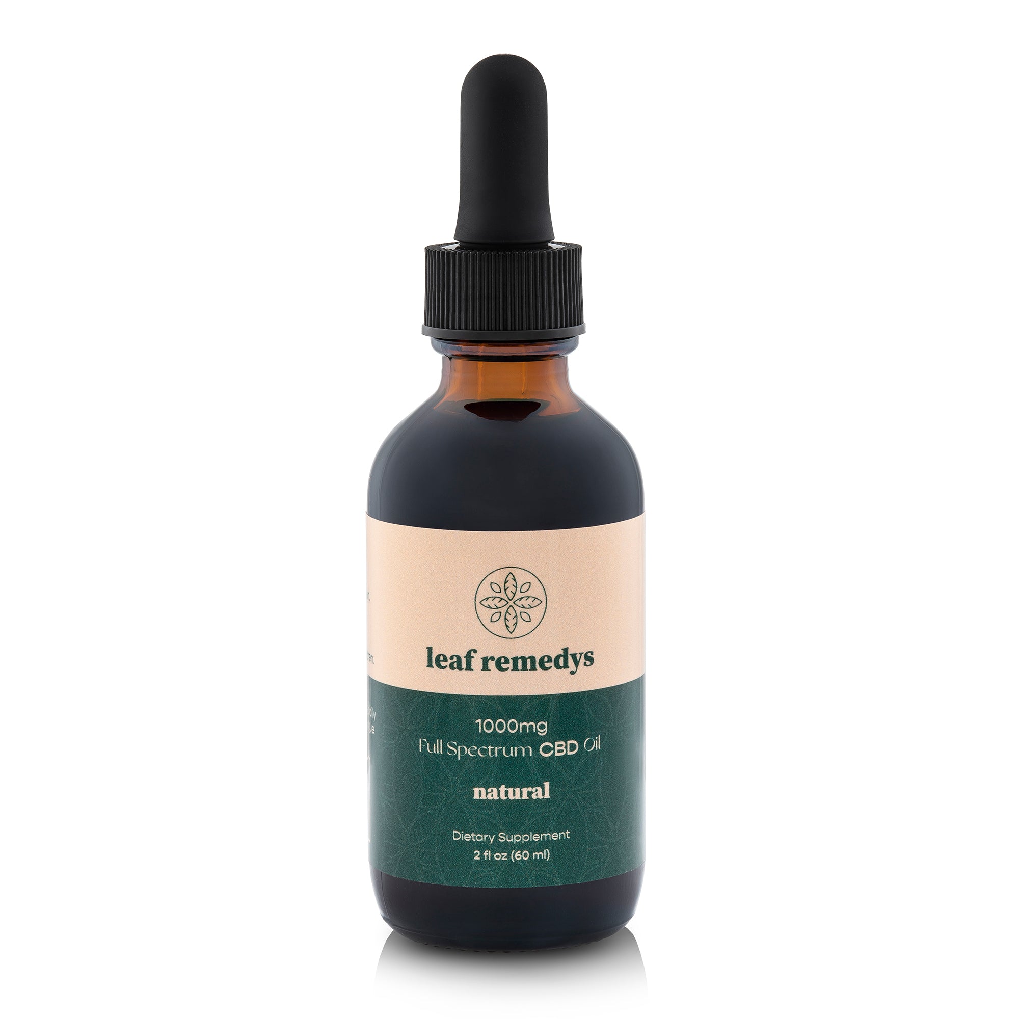 60ML Full Spectrum CBD tincture - Leaf Remedys