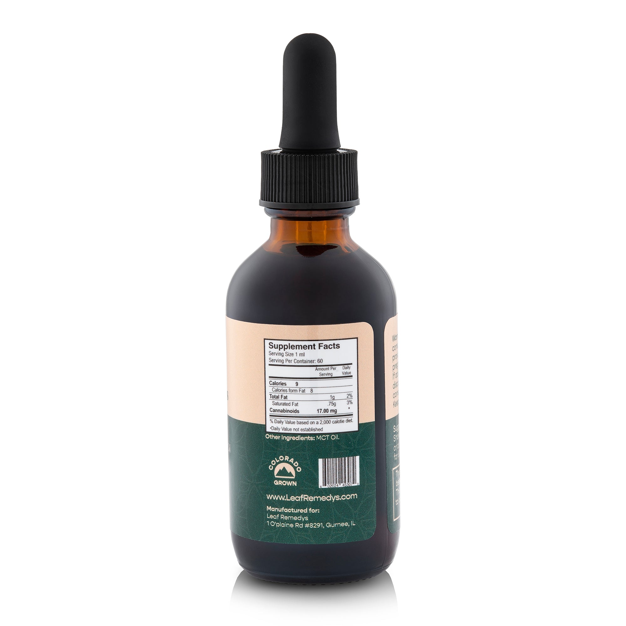 60ML Full Spectrum CBD tincture - Leaf Remedys