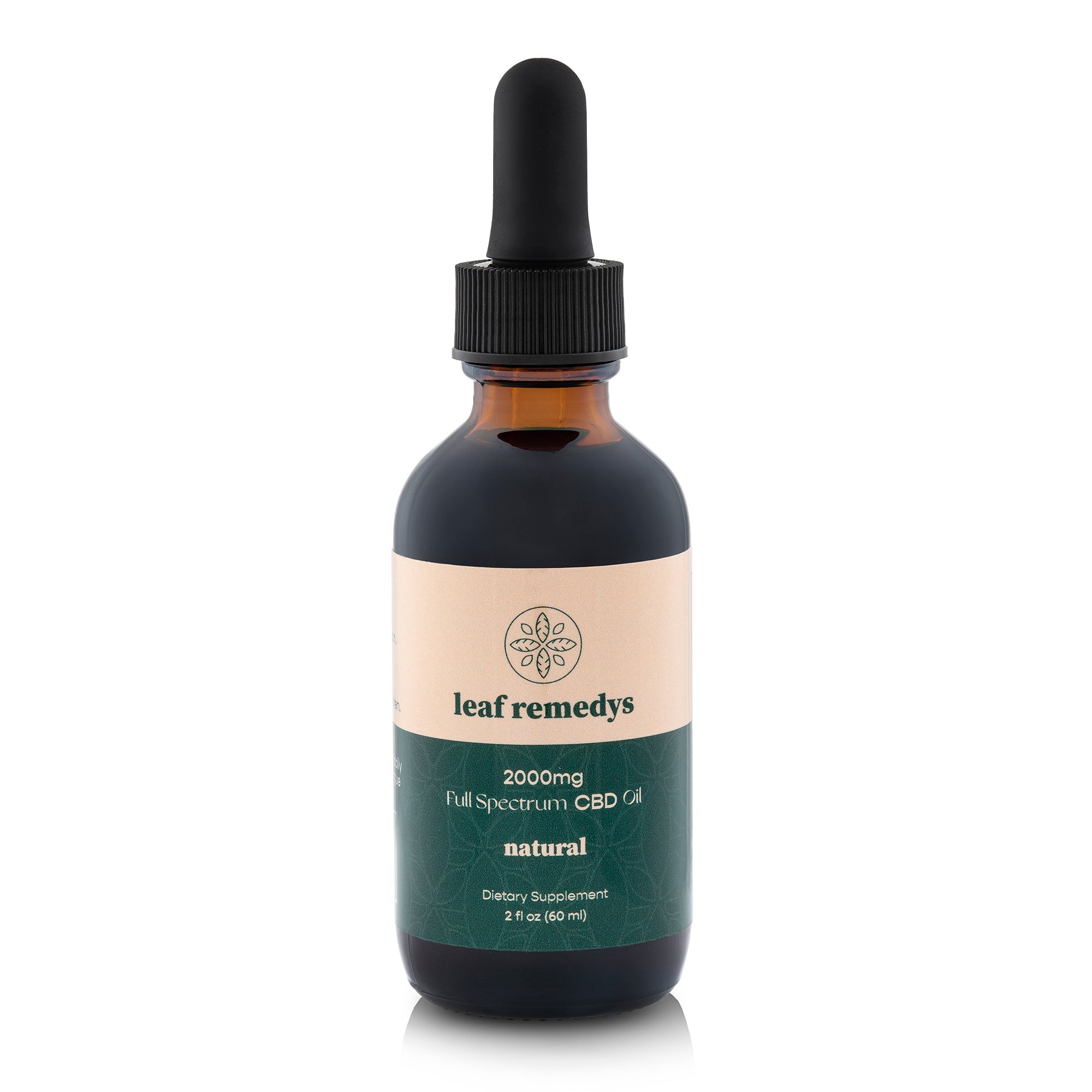 60ML Full Spectrum CBD tincture - Leaf Remedys