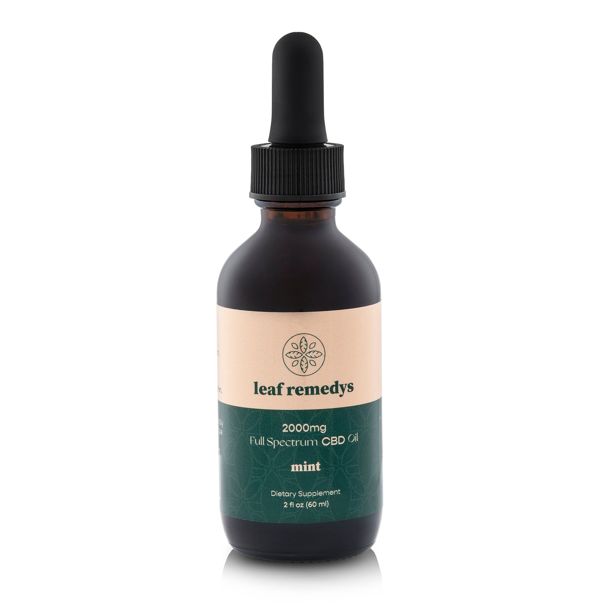 60ML Full Spectrum CBD tincture - Leaf Remedys