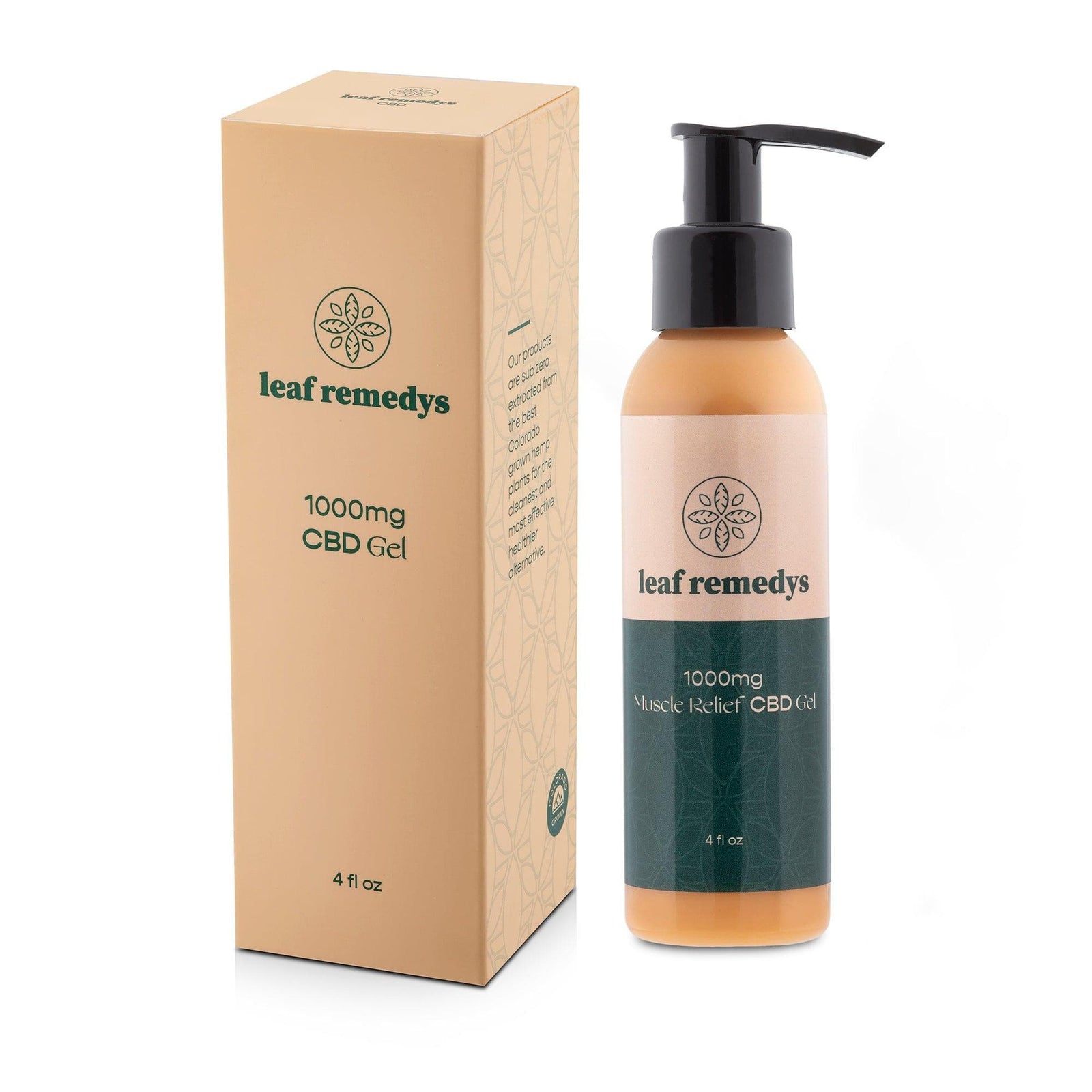 1000MG CBD Cooling Gel Extra Strength - Leaf Remedys