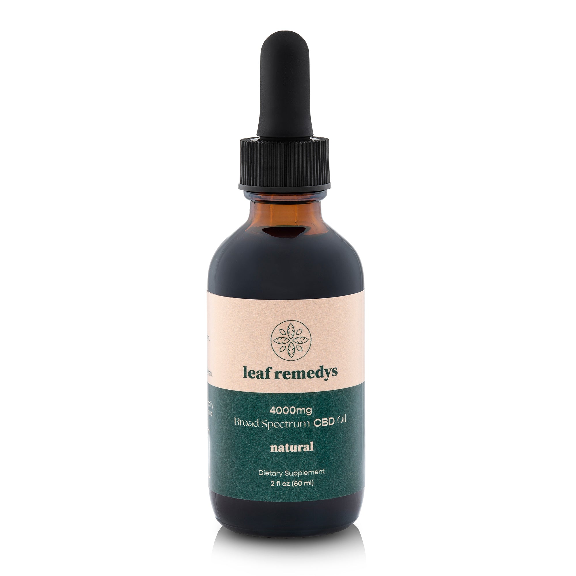 60ML Broad Spectrum CBD tincture - Leaf Remedys