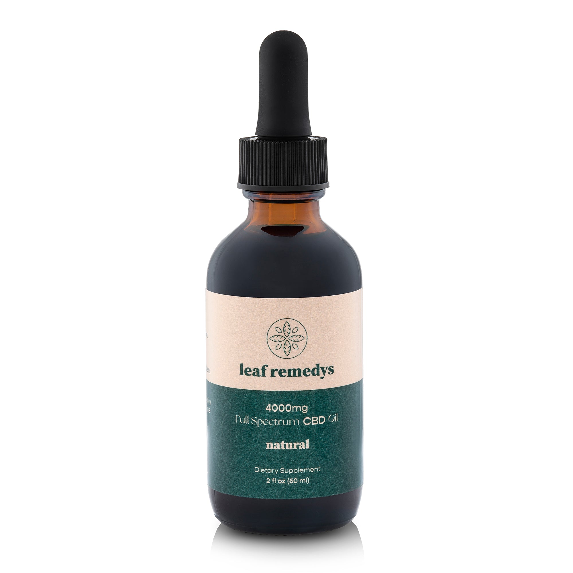 60ML Full Spectrum CBD tincture - Leaf Remedys