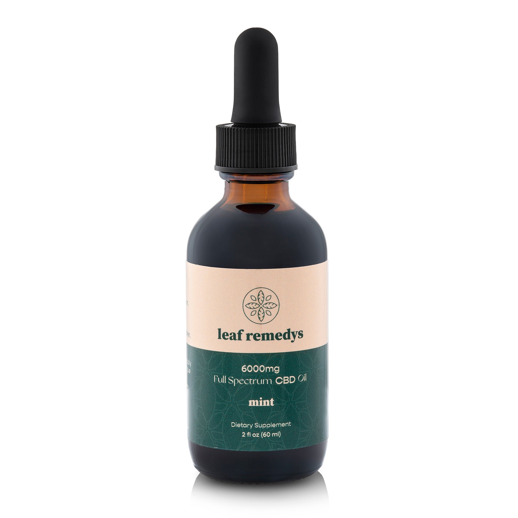 60ML Full Spectrum CBD tincture - Leaf Remedys