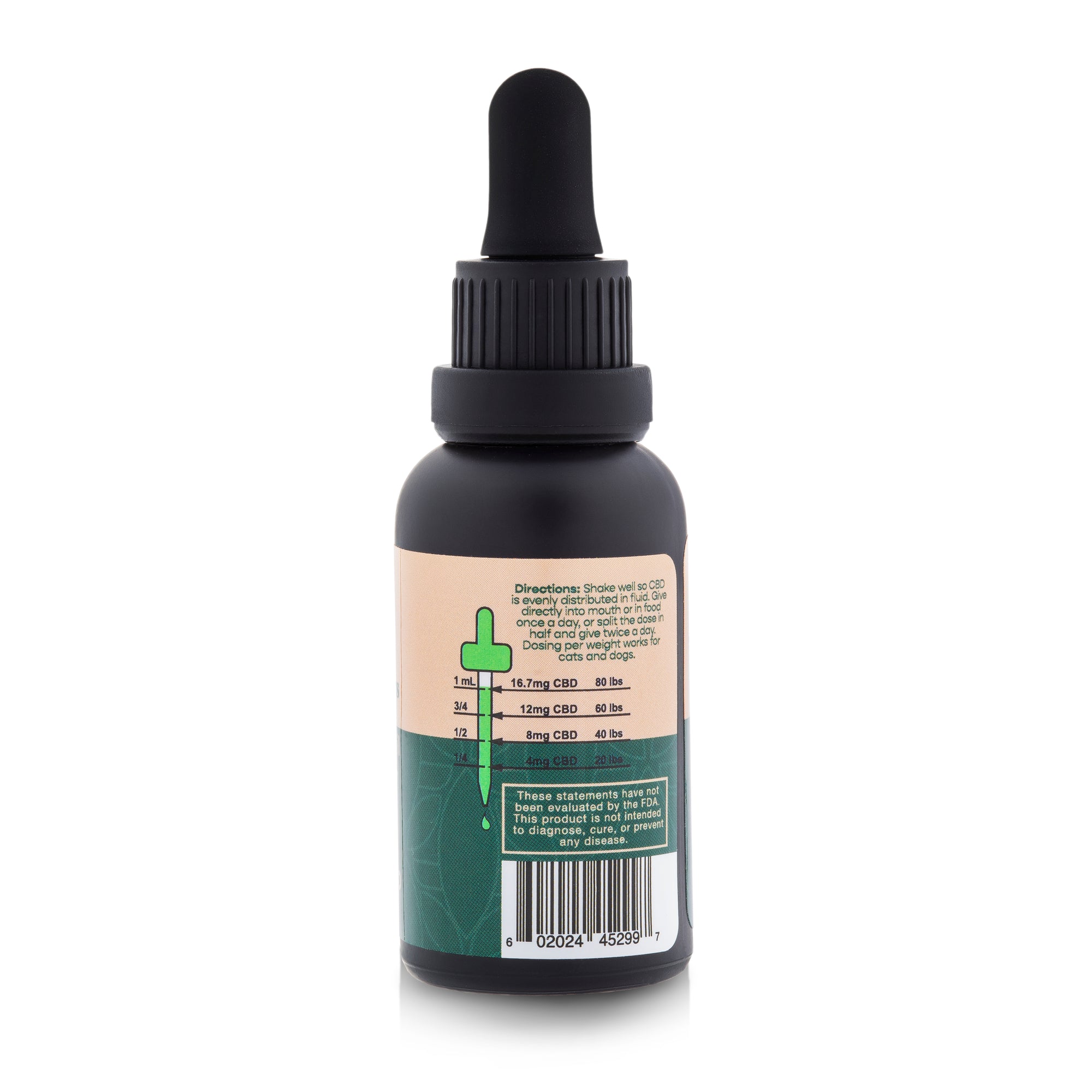 Pet Tincture 500mg Isolate CBD - Leaf Remedys