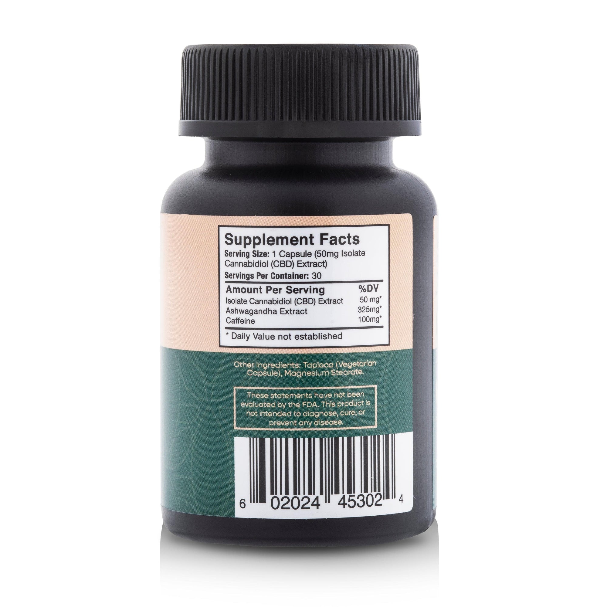 1500mg Isolate CBD focus formula capsules - Leaf Remedys