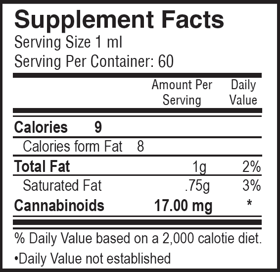 60ML Full Spectrum CBD tincture - Leaf Remedys