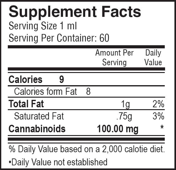 60ML Full Spectrum CBD tincture - Leaf Remedys