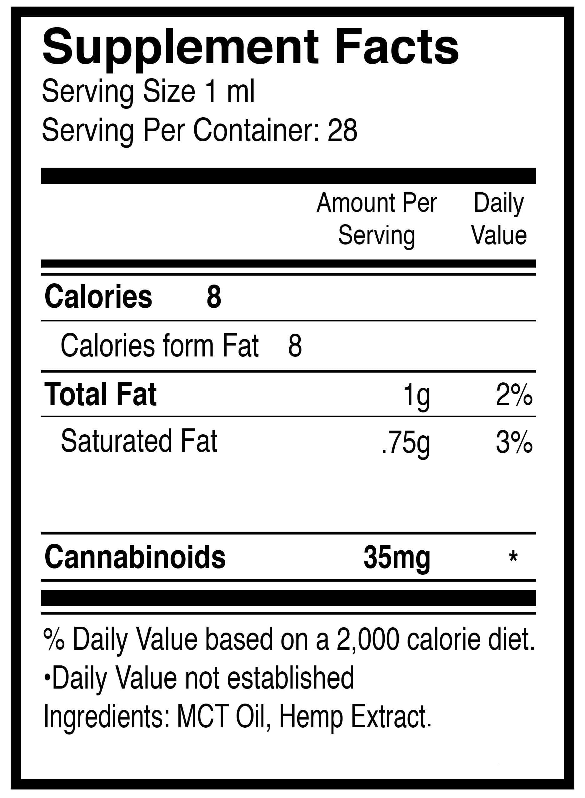 30ML Full Spectrum CBD Tincture - Leaf Remedys