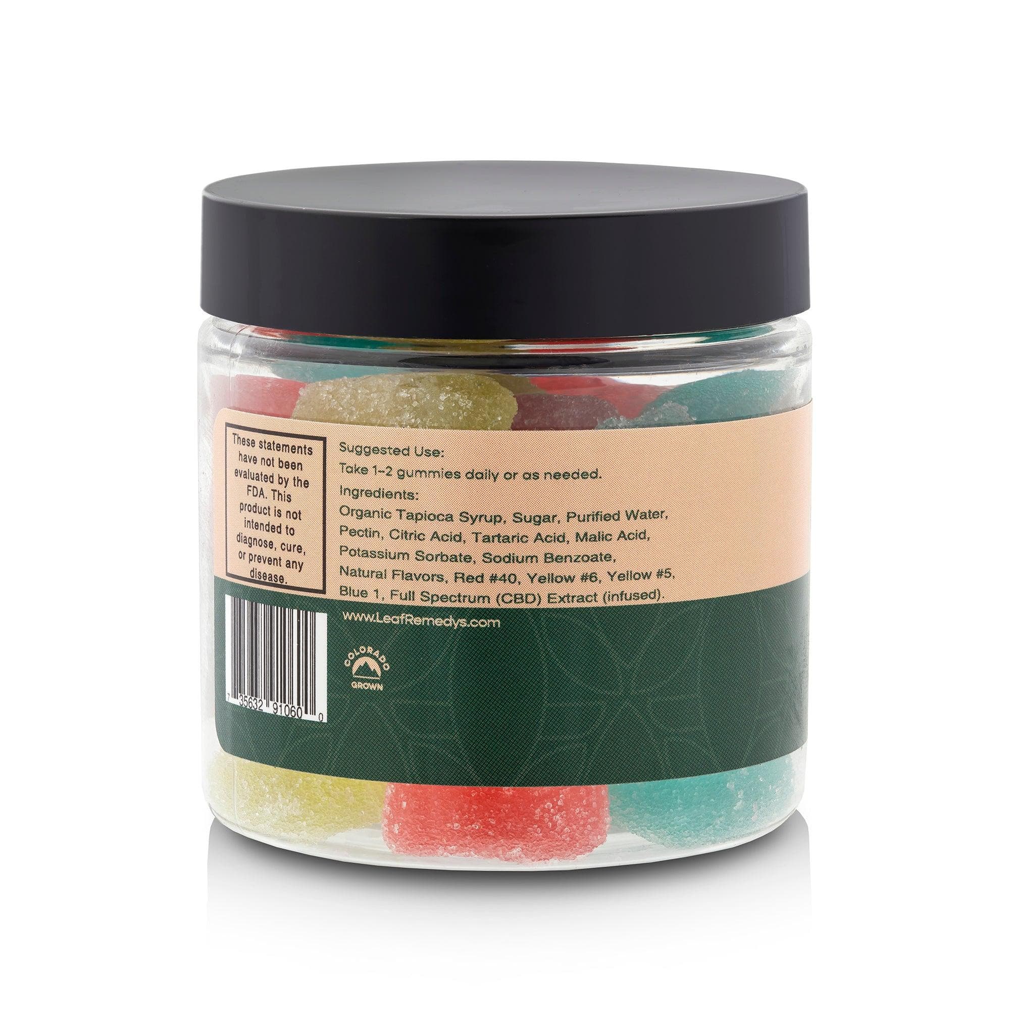 1500mg CBD Gummies mixed flavors - Leaf Remedys